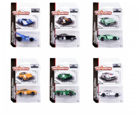 ⁨Majorette Porsche Premium Cars vehicle 6 types mix⁩ at Wasserman.eu