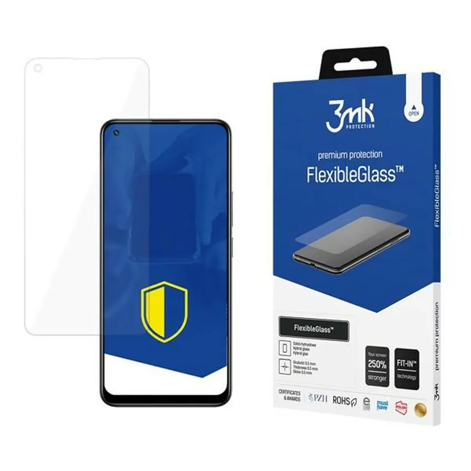 ⁨3MK FlexibleGlass Realme 8 Szkło Hybrydowe⁩ w sklepie Wasserman.eu