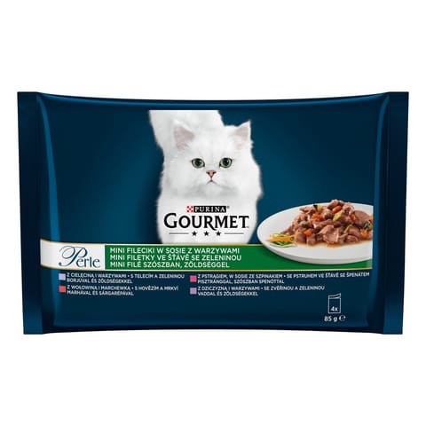 ⁨Purina GRMT PERLE GIGMV BEEF CRT cats moist food 85 g⁩ at Wasserman.eu