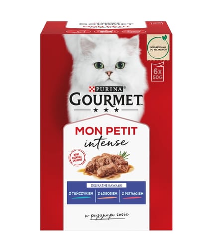 ⁨GOURMET Mon Petit Fish Mix - wet cat food - 6 x 50 g⁩ at Wasserman.eu