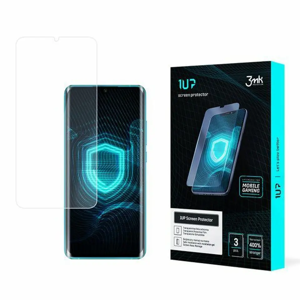 ⁨3MK Folia 1UP  Xiaomi Redmi Note 10 4G Folia Gaming 3szt⁩ w sklepie Wasserman.eu