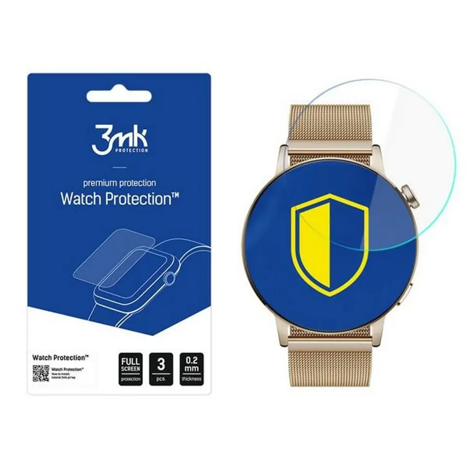 ⁨3MK Folia ARC Huawei Watch GT 3 42mm Fullscreen Folia⁩ w sklepie Wasserman.eu