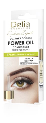 ⁨DELIA COSMETICS Eyebrow Expert Odżywka do brwi Power Oil 10 ml⁩ w sklepie Wasserman.eu