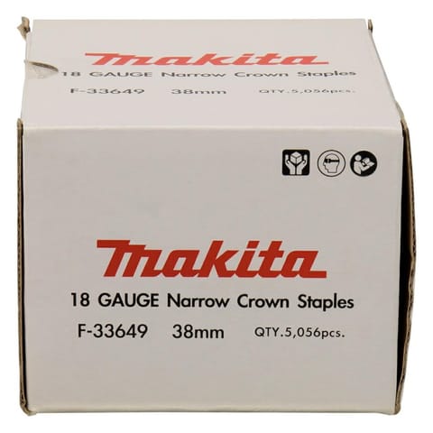 ⁨MAKITA ZSZYWKI 18GA 5,7x38mm /5056szt. OCYNKOWANE⁩ w sklepie Wasserman.eu