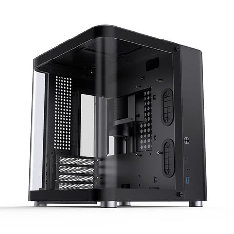 ⁨Obudowa Jonsbo TK-1 2.0 Micro-ATX, Szkło Hartowane - czarna⁩ w sklepie Wasserman.eu