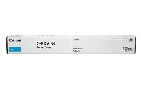 ⁨Canon Original LaserEr Cartridge CEXV54, cyan, 8500s, 1395C002, Canon imageRUNNER C3025i, C3125i, O⁩ at Wasserman.eu