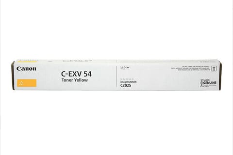⁨Canon original toner cartridge CEXV54, yellow, 8500s, 1397C002, Canon imageRUNNER C3025i, C3125i, O⁩ at Wasserman.eu
