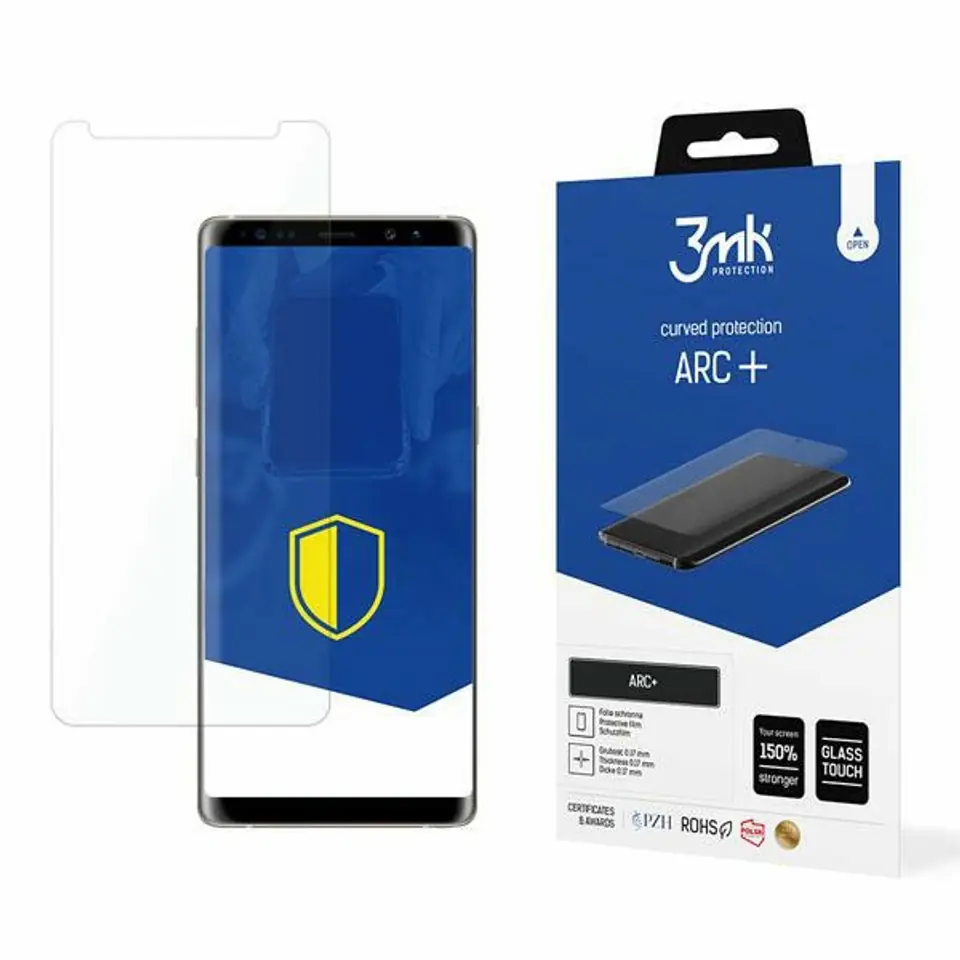 ⁨3MK Film ARC+ FS Sam Note 8 N950F Fullscreen Film⁩ at Wasserman.eu