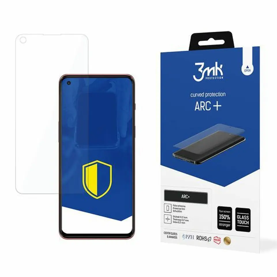 ⁨3MK Folia ARC+FS OnePlus Nord 2 5G Fullscreen Folia⁩ w sklepie Wasserman.eu