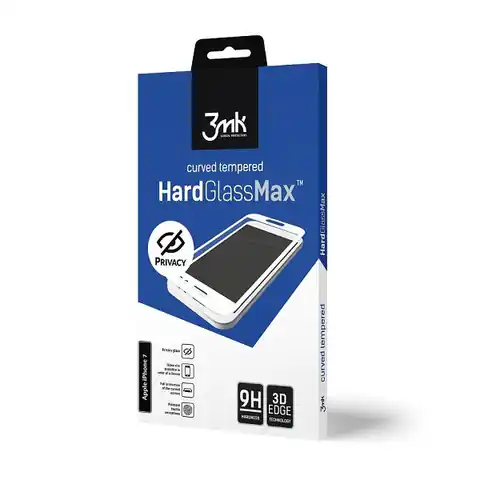 ⁨3MK Glass Max Privacy iPhone X black black, FullScreen Glass Privacy⁩ at Wasserman.eu