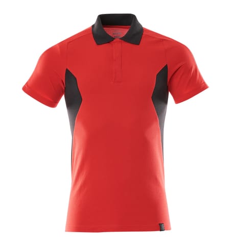 ⁨MASCOT® Koszulka polo ACCELERATE (kolor czerwień kubańska/czerń, rozmiar M  ONE)⁩ w sklepie Wasserman.eu