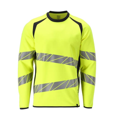 ⁨MASCOT® Bluza ACCELERATE MULTISAFE (kolor żółty hi-vis/ciemny granat, rozmiar L)⁩ w sklepie Wasserman.eu