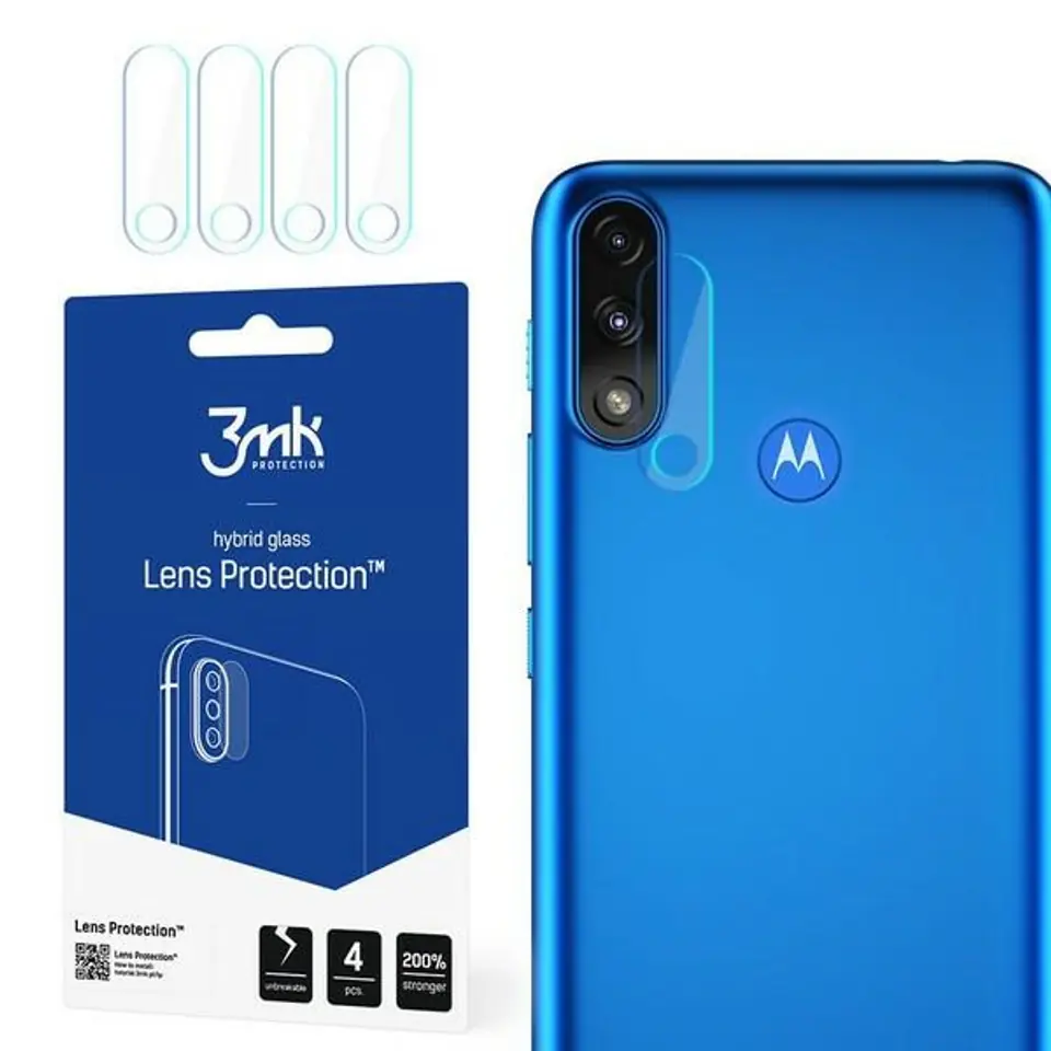 ⁨3MK Lens Protect Motorola Moto E7 Power Ochrona na obiektyw aparatu 4szt⁩ w sklepie Wasserman.eu