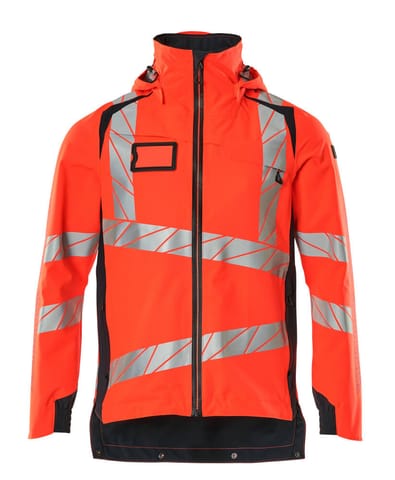 ⁨MASCOT® Kurtka membranowa ACCELERATE SAFE (kolor czerwień hi-vis/ciemny granat, rozmiar 2XL)⁩ w sklepie Wasserman.eu