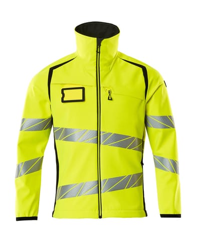 ⁨MASCOT® Kurtka softshell ACCELERATE SAFE (kolor żółty hi-vis/czerń, rozmiar 3XL)⁩ w sklepie Wasserman.eu