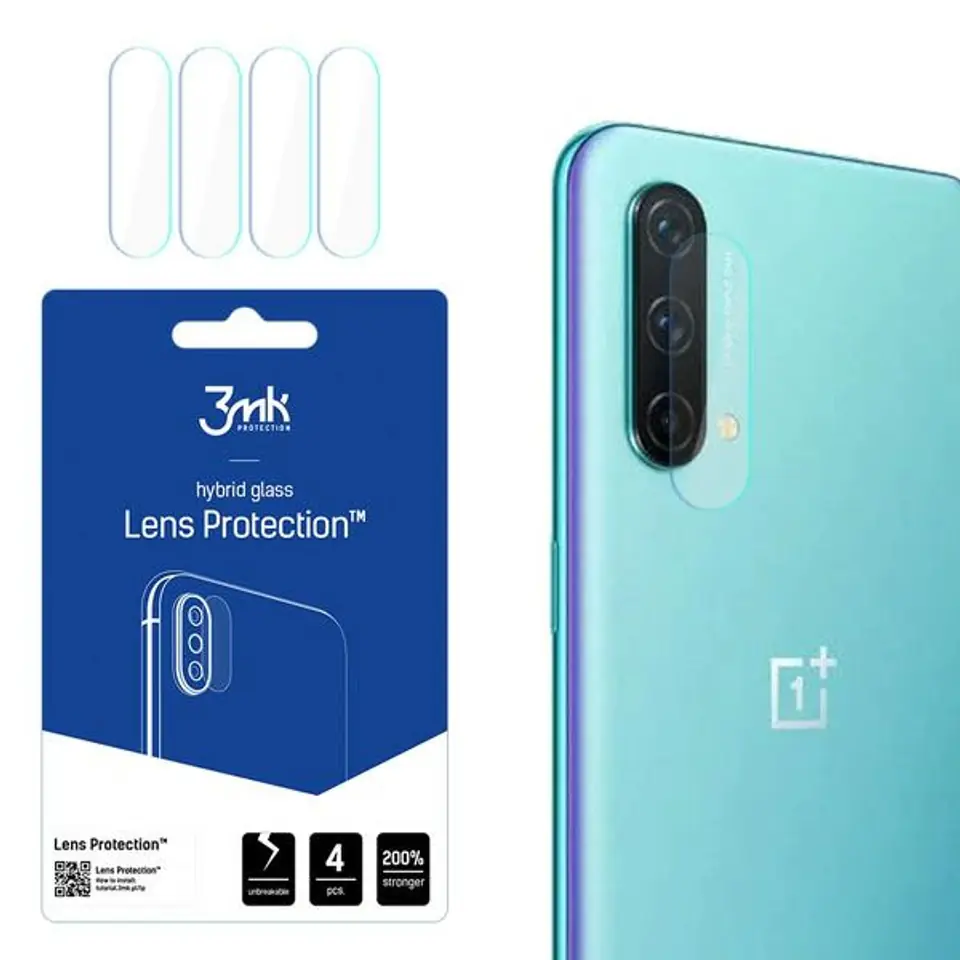 ⁨3MK Lens Protect OnePlus Nord CE 5G Ochrona na obiektyw aparatu 4szt⁩ w sklepie Wasserman.eu