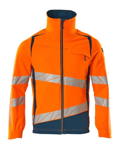 ⁨MASCOT® Kurtka ACCELERATE SAFE (kolor pomarańcz hi-vis/ciemna petrolowy, rozmiar L)⁩ w sklepie Wasserman.eu