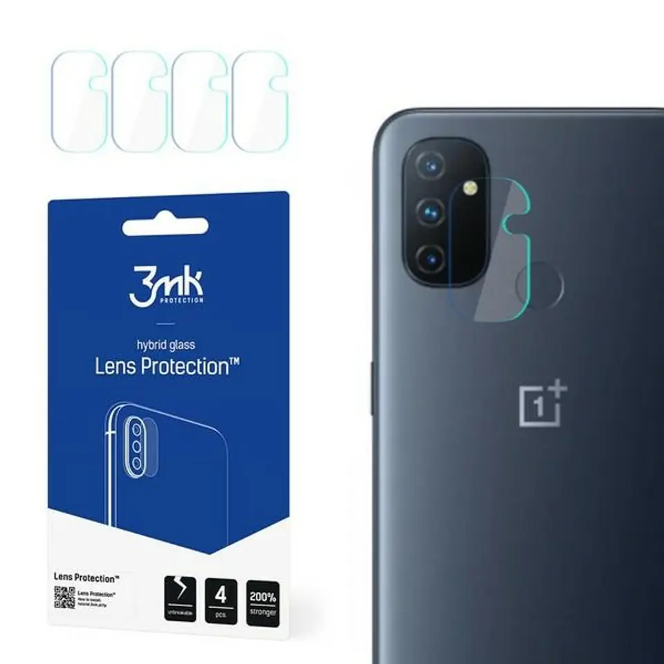 ⁨3MK Lens Protect OnePlus Nord N100 Ochrona na obiektyw aparatu 4szt⁩ w sklepie Wasserman.eu