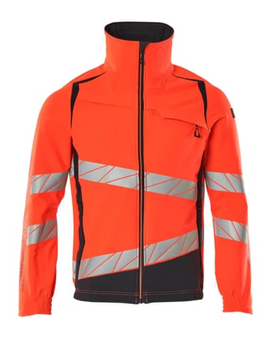 ⁨MASCOT® Kurtka ACCELERATE SAFE (kolor czerwień hi-vis/ciemny granat, rozmiar L)⁩ w sklepie Wasserman.eu