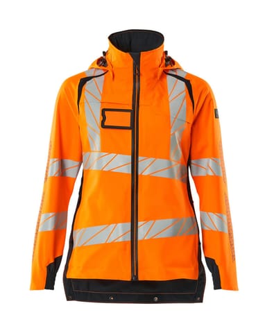 ⁨MASCOT® Kurtka membranowa ACCELERATE SAFE (kolor pomarańcz hi-vis/ciemny granat, rozmiar S)⁩ w sklepie Wasserman.eu