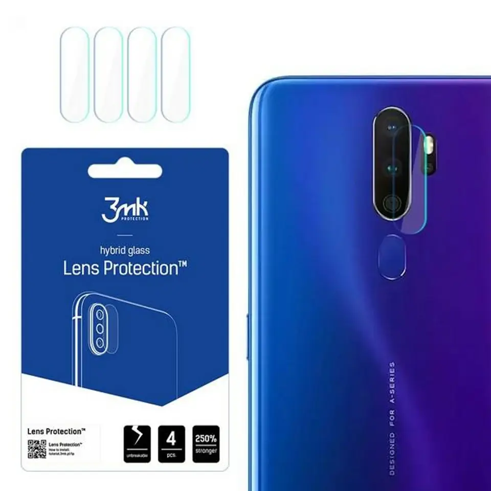 ⁨3MK Lens Protect Oppo A11x Camera Lens Protection 4pcs⁩ at Wasserman.eu