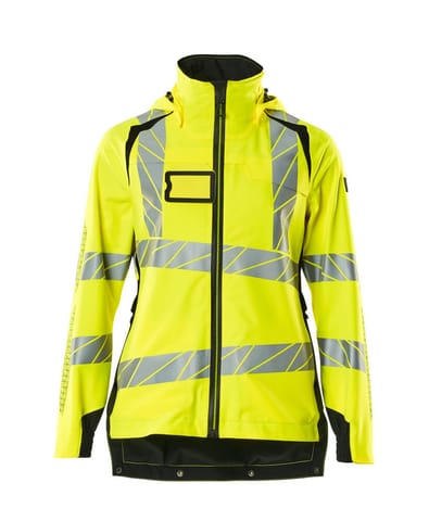 ⁨MASCOT® Kurtka membranowa ACCELERATE SAFE (kolor żółty hi-vis/czerń, rozmiar L)⁩ w sklepie Wasserman.eu