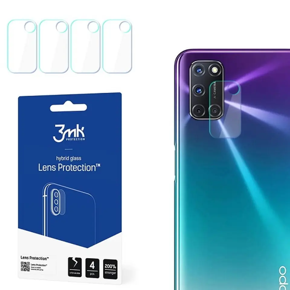 ⁨3MK Lens Protect Oppo A72 Ochrona na obiektyw aparatu 4szt⁩ w sklepie Wasserman.eu