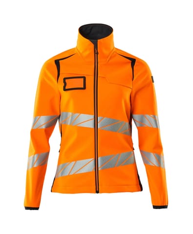 ⁨MASCOT® Kurtka softshell ACCELERATE SAFE (kolor pomarańcz hi-vis/ciemny granat, rozmiar L)⁩ w sklepie Wasserman.eu