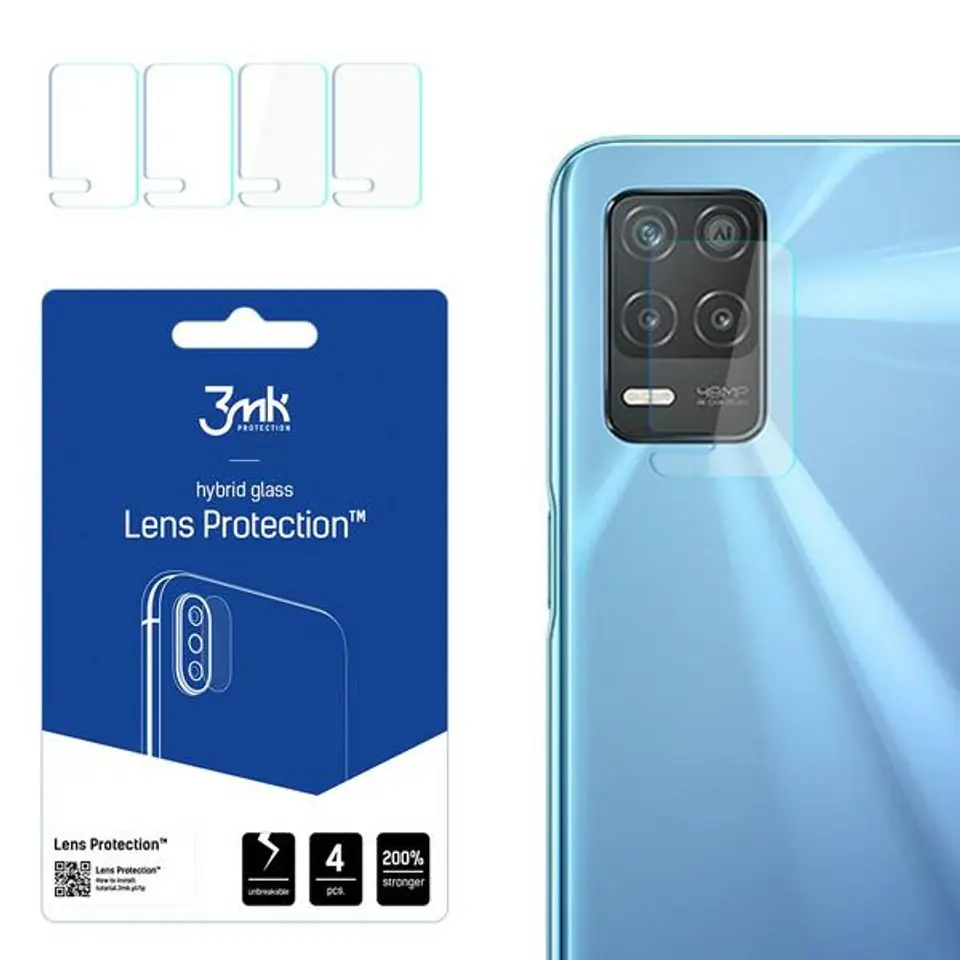 ⁨3MK Lens Protect Realme 8 5G Ochrona na obiektyw aparatu 4szt⁩ w sklepie Wasserman.eu