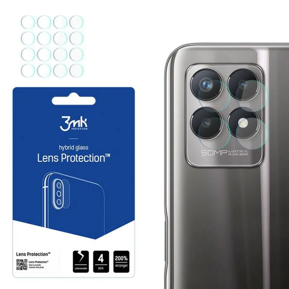 ⁨3MK Lens Protect Realme 8i Ochrona na obiektyw aparatu 4szt⁩ w sklepie Wasserman.eu