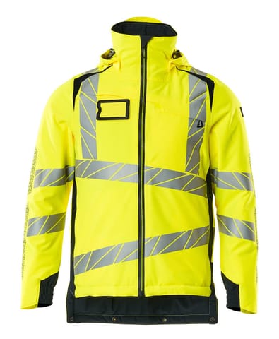 ⁨MASCOT® Kurtka zimowa ACCELERATE SAFE (kolor żółty hi-vis/ciemny granat, rozmiar L)⁩ w sklepie Wasserman.eu