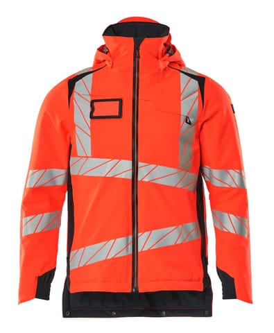 ⁨MASCOT® Kurtka zimowa ACCELERATE SAFE (kolor czerwień hi-vis/ciemny granat, rozmiar 3XL)⁩ w sklepie Wasserman.eu