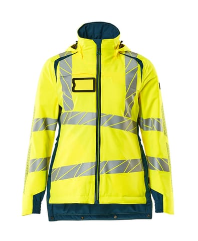 ⁨MASCOT® Kurtka zimowa ACCELERATE SAFE (kolor żółty hi-vis/ciemna petrolowy, rozmiar L)⁩ w sklepie Wasserman.eu