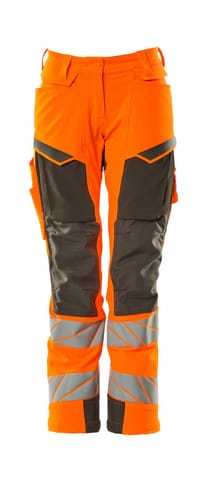 ⁨MASCOT® Spodnie z kieszeniami na kolanach ACCELERATE SAFE (kolor pomarańcz hi-vis/ciemny antracyt, rozmiar 76C38)⁩ w sklepie Wasserman.eu