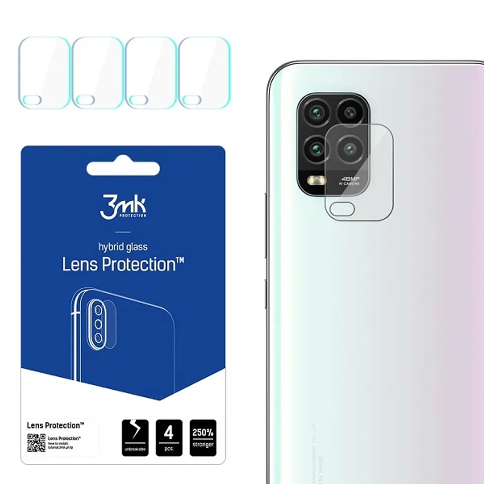 ⁨3MK Lens Protect Xiaomi Mi 10 Lite 5G Ochrona na obiektyw aparatu 4szt⁩ w sklepie Wasserman.eu