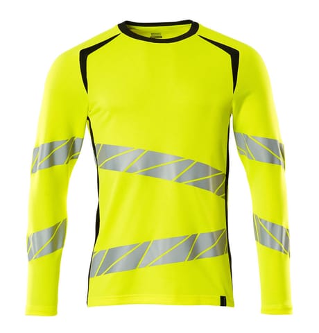 ⁨MASCOT® T-Shirt z długimi rękawami ACCELERATE SAFE (kolor żółty hi-vis/czerń, rozmiar 2XLONE)⁩ w sklepie Wasserman.eu