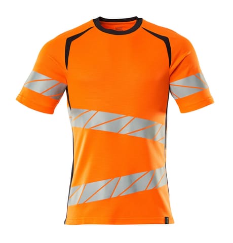 ⁨MASCOT® T-Shirt ACCELERATE SAFE (kolor pomarańcz hi-vis/ciemny granat, rozmiar 2XLONE)⁩ w sklepie Wasserman.eu