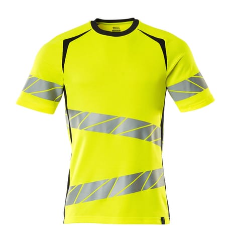 ⁨MASCOT® T-Shirt ACCELERATE SAFE (kolor żółty hi-vis/ciemny granat, rozmiar 3XLONE)⁩ w sklepie Wasserman.eu