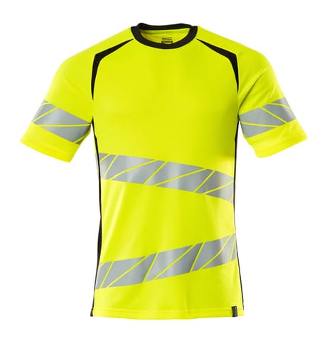 ⁨MASCOT® T-Shirt ACCELERATE SAFE (kolor żółty hi-vis/czerń, rozmiar 2XLONE)⁩ w sklepie Wasserman.eu