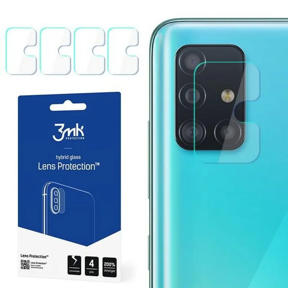 ⁨3MK Lens Protect Sam A516 A51 5G Ochrona na obiektyw aparatu 4szt⁩ w sklepie Wasserman.eu