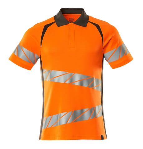 ⁨MASCOT® Koszulka polo ACCELERATE SAFE (kolor pomarańcz hi-vis/ciemny antracyt, rozmiar L  ONE)⁩ w sklepie Wasserman.eu