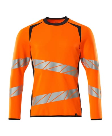 ⁨MASCOT® Bluza ACCELERATE SAFE (kolor pomarańcz hi-vis/ciemny granat, rozmiar L  ONE)⁩ w sklepie Wasserman.eu