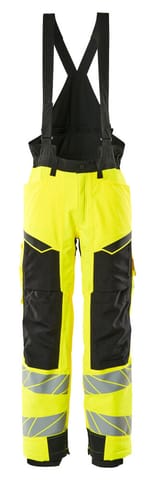 ⁨MASCOT® Spodnie zimowe ACCELERATE SAFE (kolor żółty hi-vis/czerń, rozmiar 5XL)⁩ w sklepie Wasserman.eu