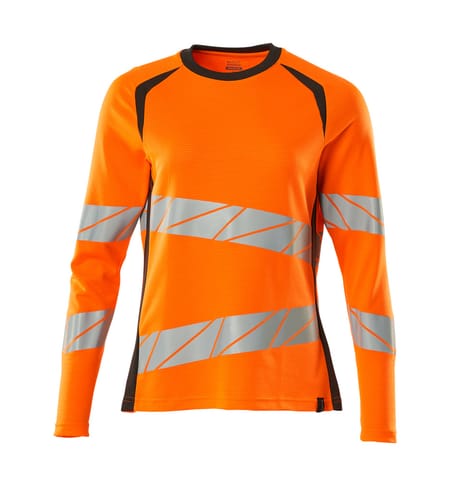 ⁨MASCOT® T-Shirt z długimi rękawami ACCELERATE SAFE (kolor pomarańcz hi-vis/ciemny antracyt, rozmiar L  ONE)⁩ w sklepie Wasserman.eu