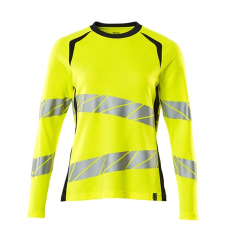 ⁨MASCOT® T-Shirt z długimi rękawami ACCELERATE SAFE (kolor żółty hi-vis/ciemny granat, rozmiar 3XLONE)⁩ w sklepie Wasserman.eu