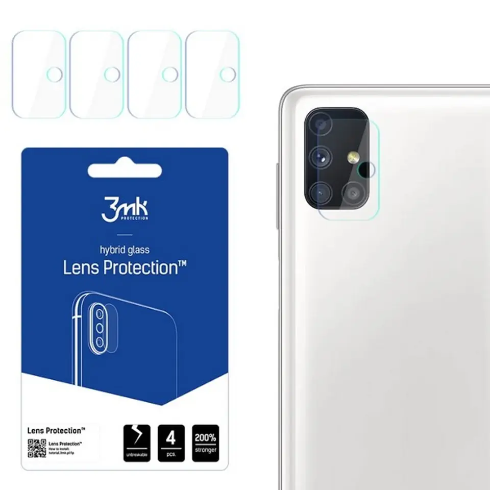 ⁨3MK Lens Protect Sam M515 M51 Camera Lens Protection 4pcs⁩ at Wasserman.eu