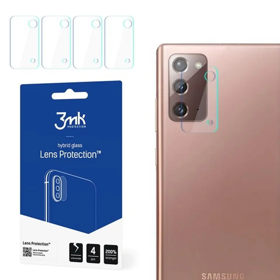 ⁨3MK Lens Protect Sam N980 Note 20 Protection for 4pcs Camera Lens⁩ at Wasserman.eu