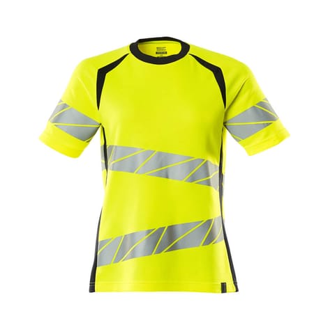 ⁨MASCOT® T-Shirt ACCELERATE SAFE (kolor żółty hi-vis/ciemny granat, rozmiar 3XLONE)⁩ w sklepie Wasserman.eu