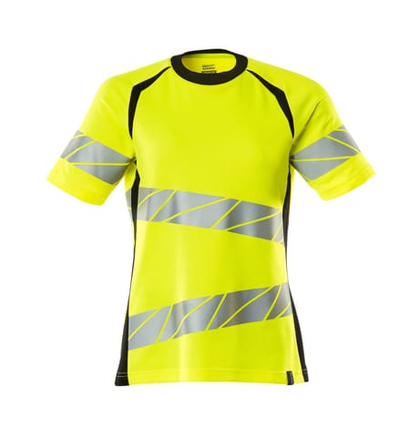 ⁨MASCOT® T-Shirt ACCELERATE SAFE (kolor żółty hi-vis/czerń, rozmiar 2XLONE)⁩ w sklepie Wasserman.eu