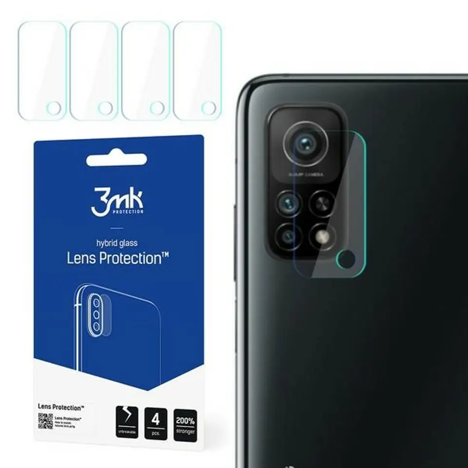 ⁨3MK Lens Protect Xiaomi Mi 10T 5G /Mi 10T Pro 5G Ochrona na obiektyw aparatu 4szt⁩ w sklepie Wasserman.eu